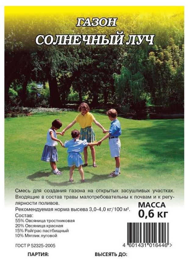 

Семена газона «Гавриш» Солнечный луч, 600 г