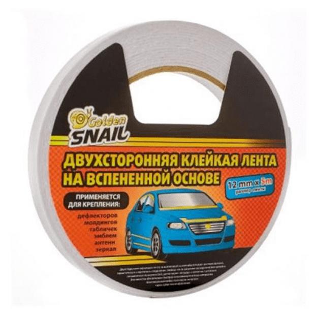 

Лента клейкая Golden Snail GS8005 двухсторонняя, 12 мм х 5 м