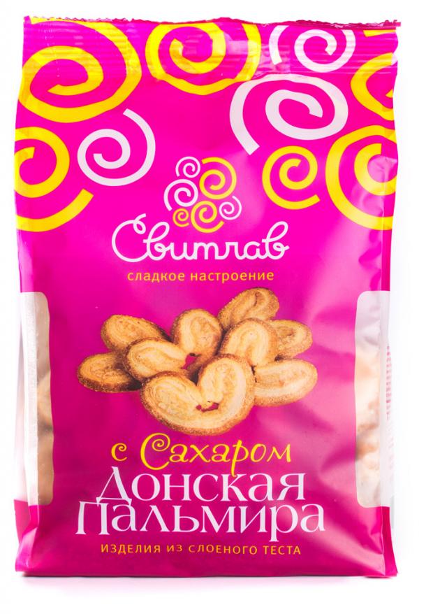 

Ушки слоёные «Свитлав» Донская пальмира с сахаром, 250 г