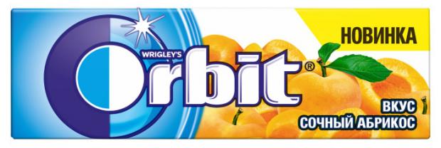 

Резинка жевательная Orbit сочный абрикос, 13 г