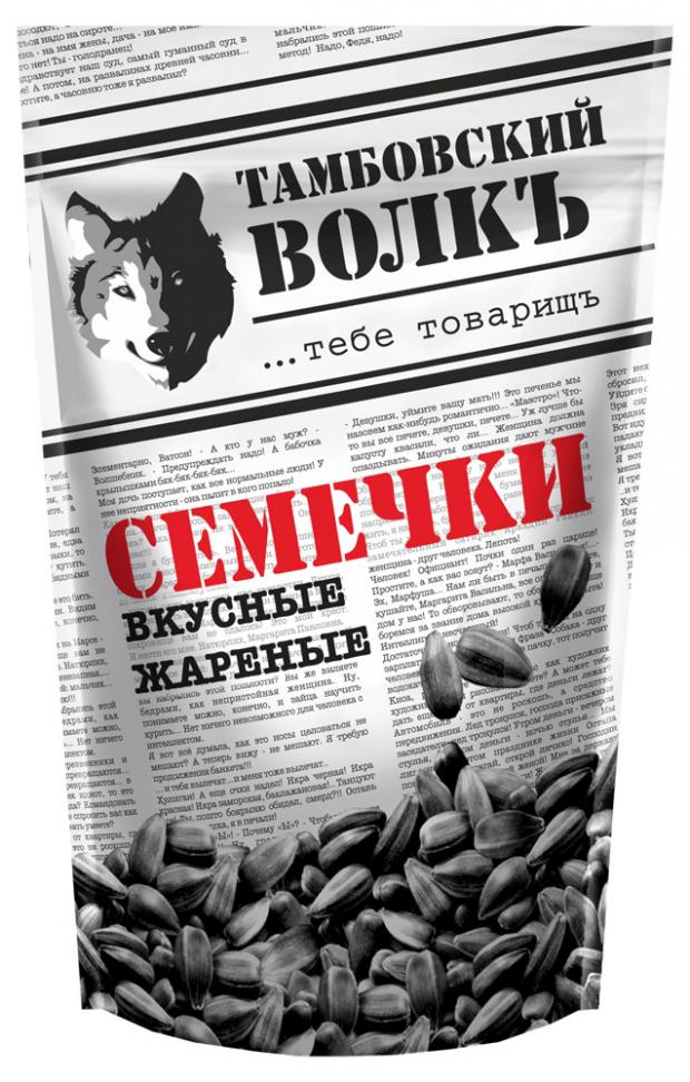 

Семечки подсолнечные «Тамбовский волкъ» неочищенные жареные 230 г