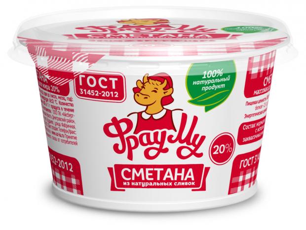 

Cметана «Фрау Му» 20%, 180 г