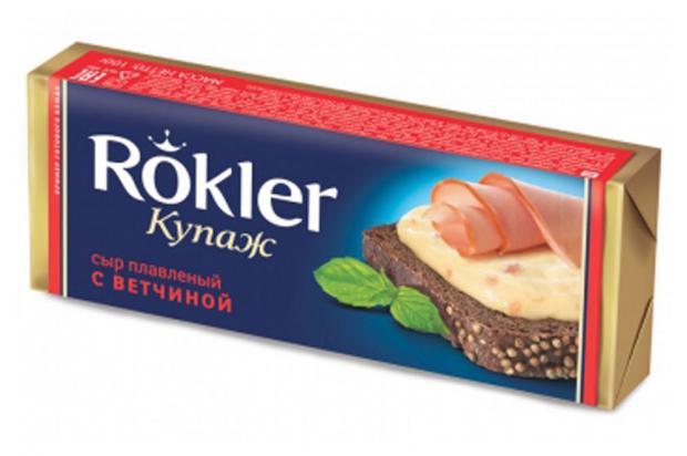 

Сыр плавленый Rokler Купаж с ветчиной 35%, 100 г