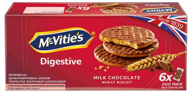 

Печенье McVities Digestive в молочном шоколаде, 199 г