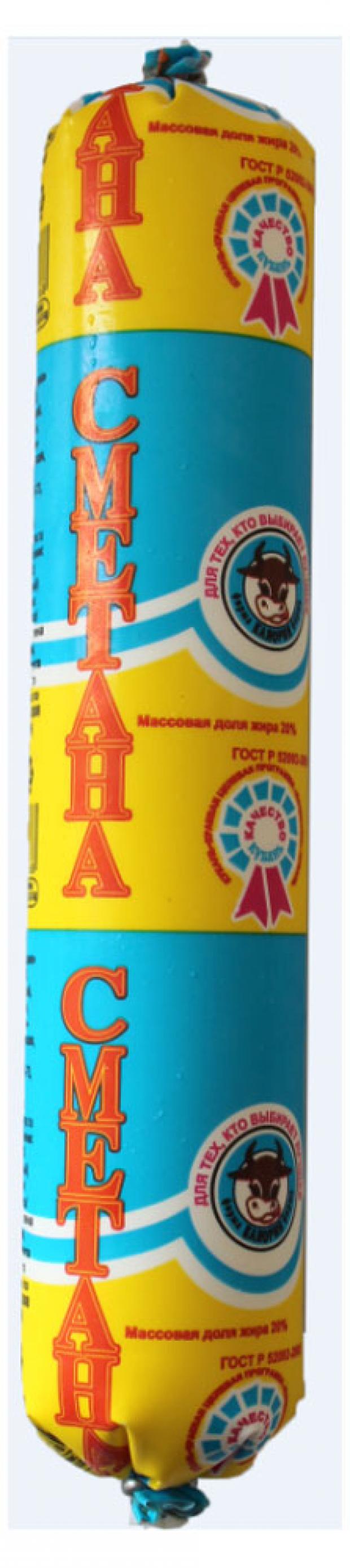 

Сметана «Калория» 20% колбасной формы, 200 г