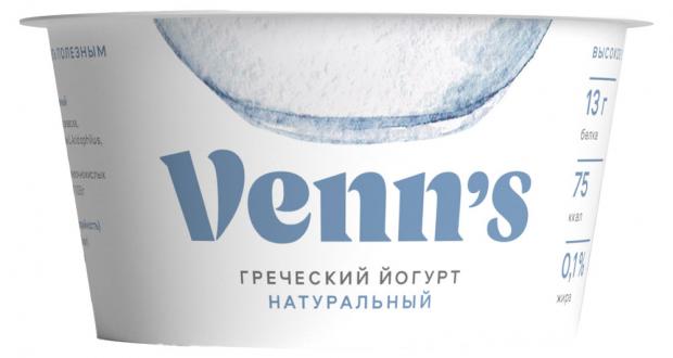 Йогурт обезжиренный Venns 01 130 г 49₽