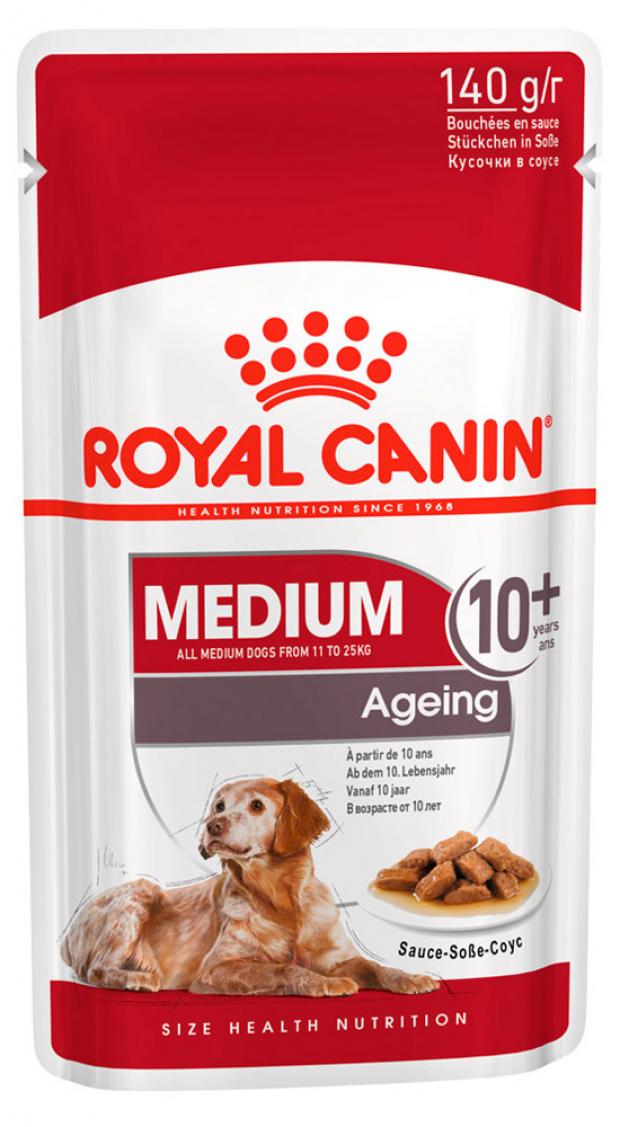 

Корм для собак средних пород старше 10 лет Royal Canin Medium Ageing 10+, 140 г