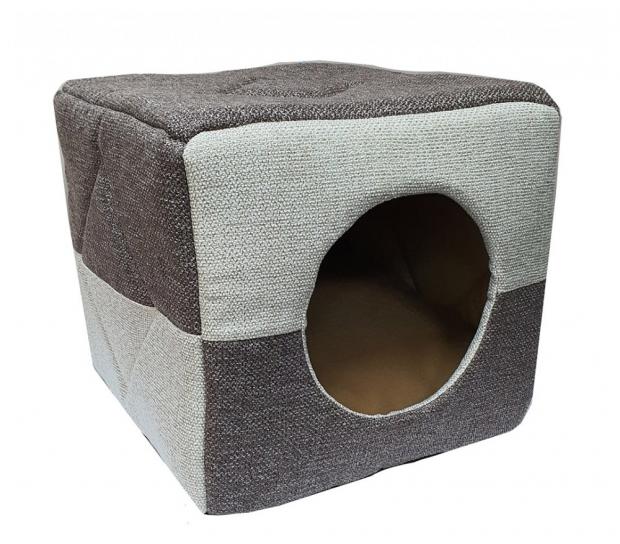 Лежак для кошек «Клампи» Куб, 45x45x45 см