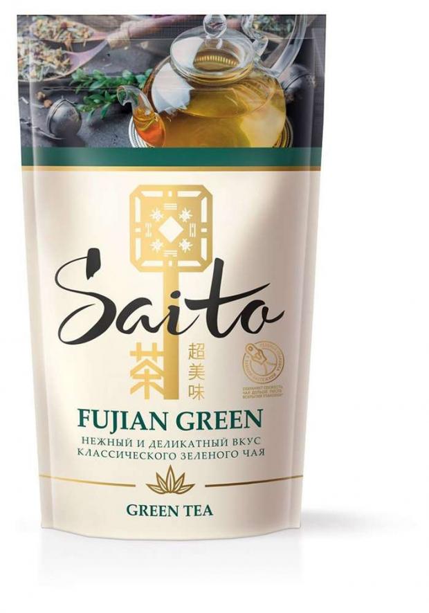 

Чай зеленый Saito Fujian Green листовой, 80 г