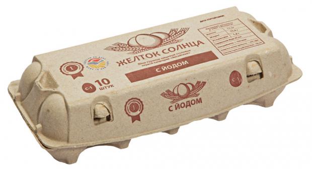 

Яйцо куриное «Желток Солнца» Йодированое С1, 10 шт