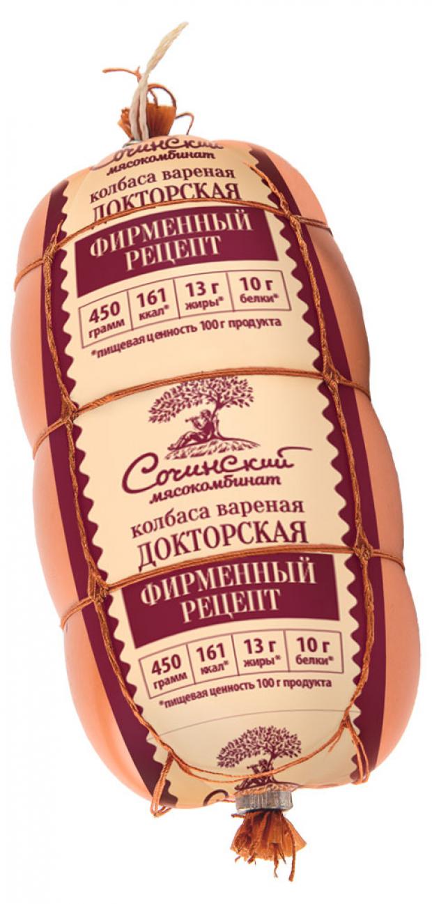 

Колбаса вареная «Сочинский мясокомбинат» Докторская, 450 г