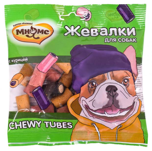 

Лакомство для собак «Мнямс» Chewy Tubes жевалки с курицей, 150 г