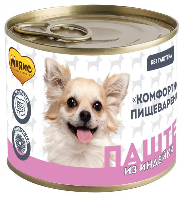 

Консервы для собак «Мнямс» паштет из индейки, 200 г