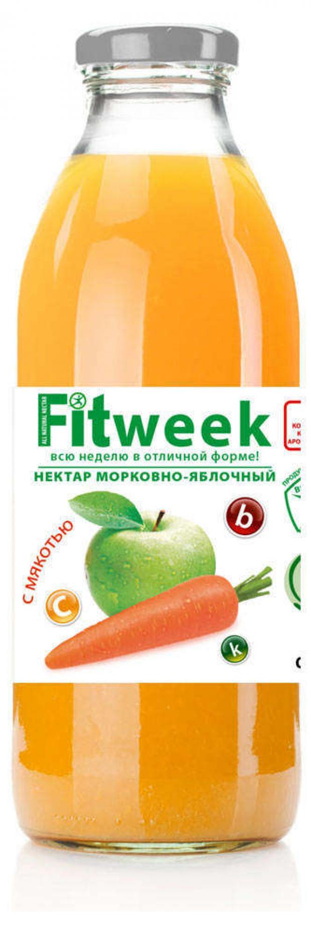 

Нектар Fitweek морковно-яблочный, 750 мл