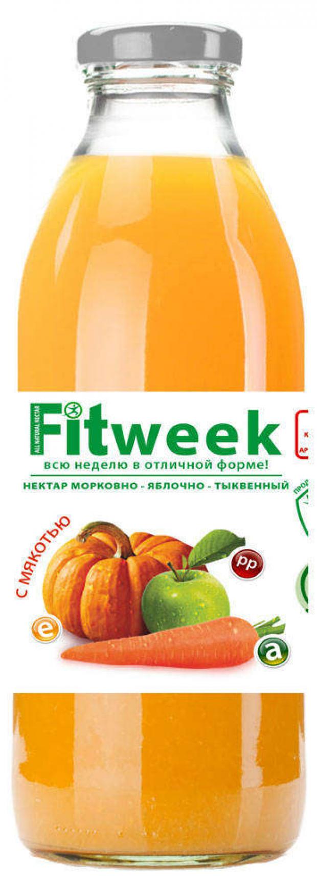 

Нектар Fitweek морковь яблоко тыква, 750 мл
