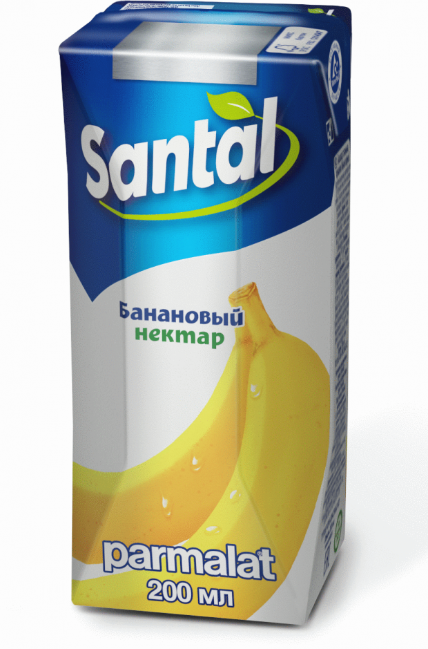 Сок банановый Santal, 200 мл