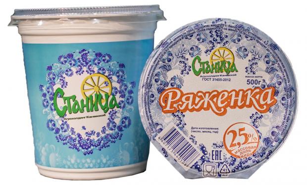 

Ряженка «Станица» 2,5%, 500 г