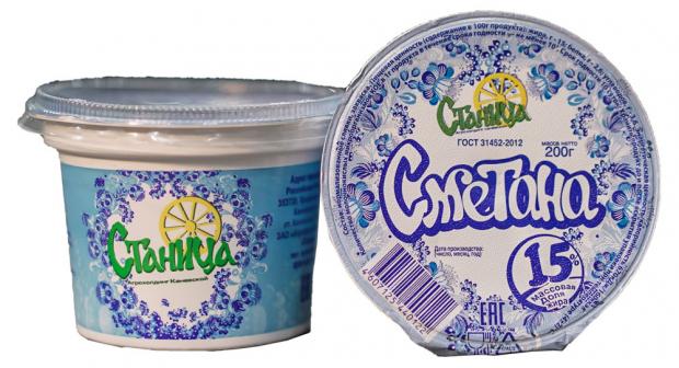 

Сметана «Станица» 15%, 200 г