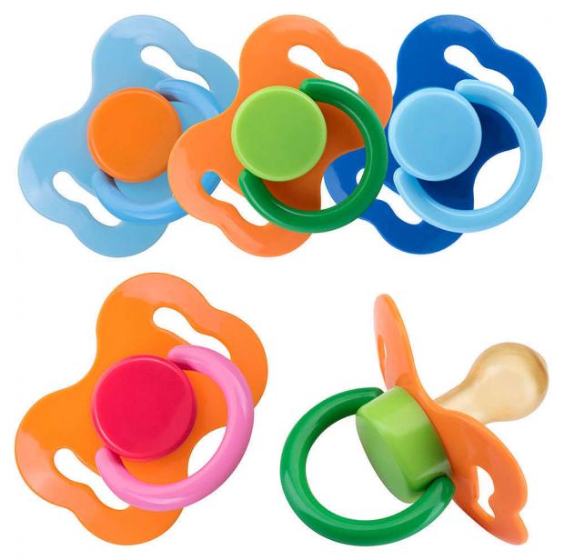 Соска-пустышка Курносики латексная с рождения 100₽