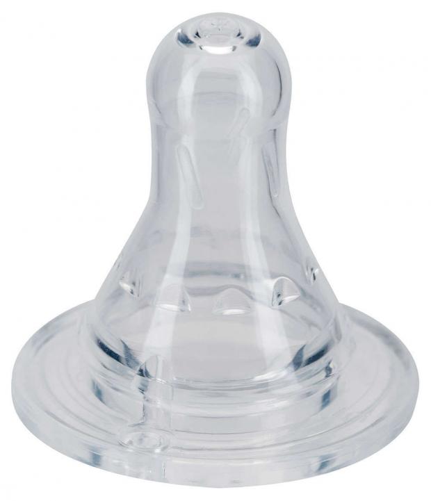 Соска Курносики молочная силиконовая со средним отверстием 2 шт 90₽