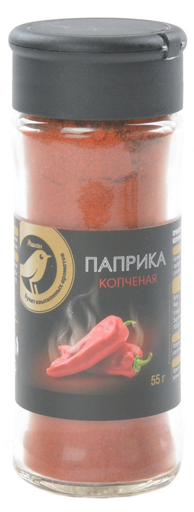 Паприка АШАН Золотая Птица копчёная сладкая 55 г 180₽