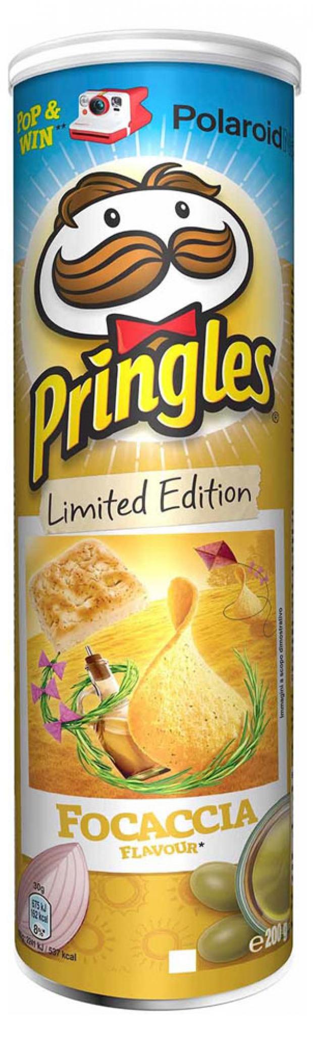 

Чипсы картофельные Pringles со вкусом Фокачча, 165 г