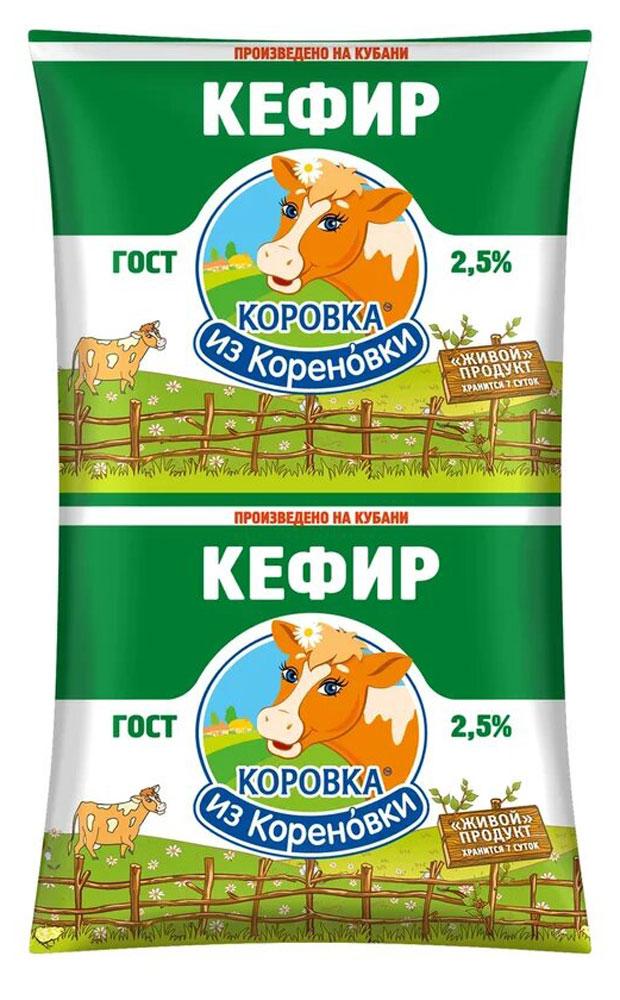 

Кефир «Коровка из Кореновки» 2,5%, 900 г