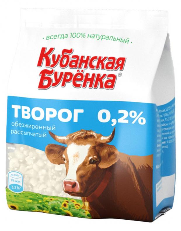 

Творог обезжиренный «Кубанская бурёнка» рассыпчатый 0,2%, 300 г