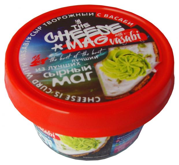 

Сыр творожный The Cheese Mag с васаби, 140 г