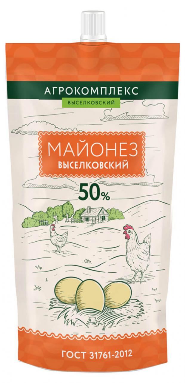 

Майонез «Агрокомплекс Выселковский» 50%, 220 г