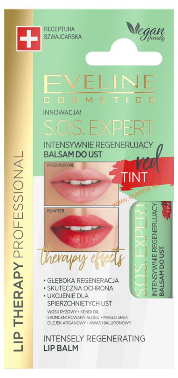 

Бальзам для губ Eveline Sos Expert Red Tint