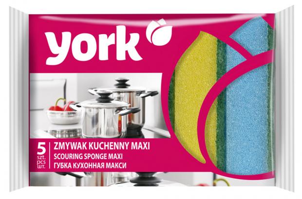 

Губки кухонные York Макси, 5 шт