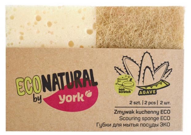 

Губки для посуды York ЭКО Натурал из волокон сизаля, 2 шт