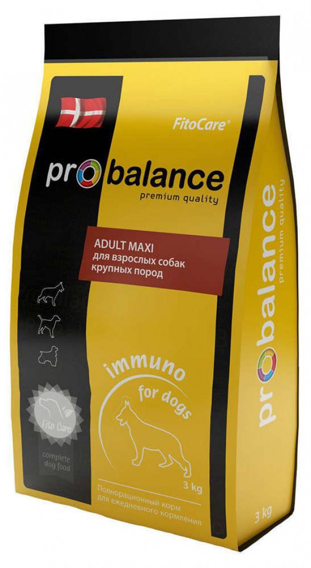 Сухой корм для собак крупных пород Probalance Immuno Adult Maxi, 3 кг