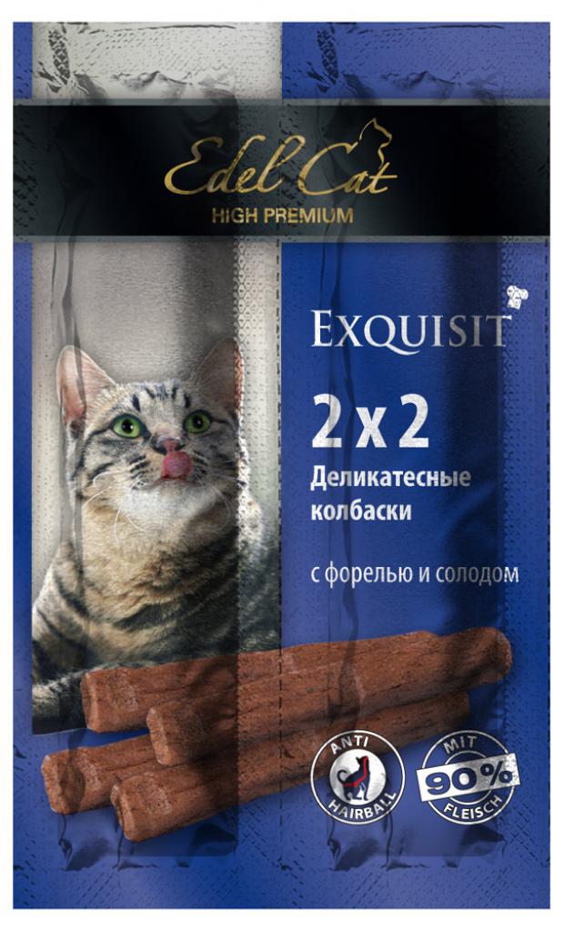 

Лакоство для кошек Edel Cat Мини-колбаски с форелью и солодом, 30 г
