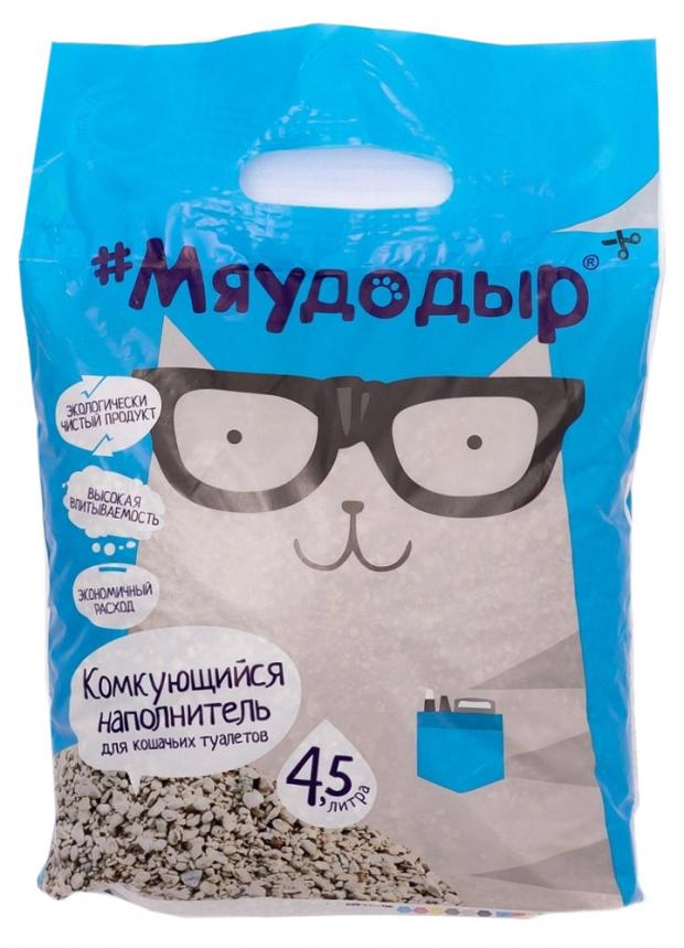 

Наполнитель для кошачьего туалета «Мяудодыр» комкующийся бентонит, 4,5 л