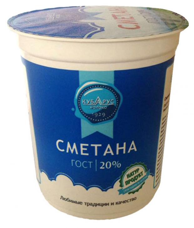 

Сметана «Кубарус» 20%, 400 г