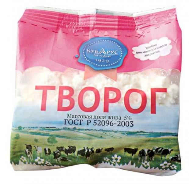 

Творог «Кубарус» 5%, 340 г