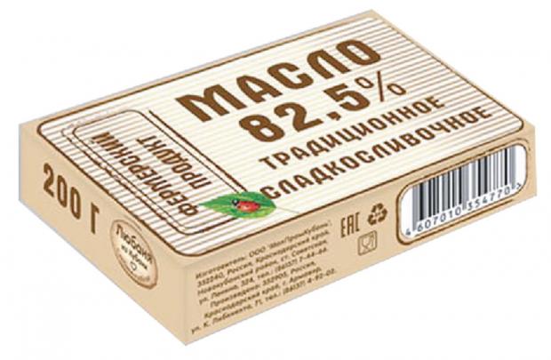 

Масло сливочное «Фермерский продукт» 82,5%, 200 г