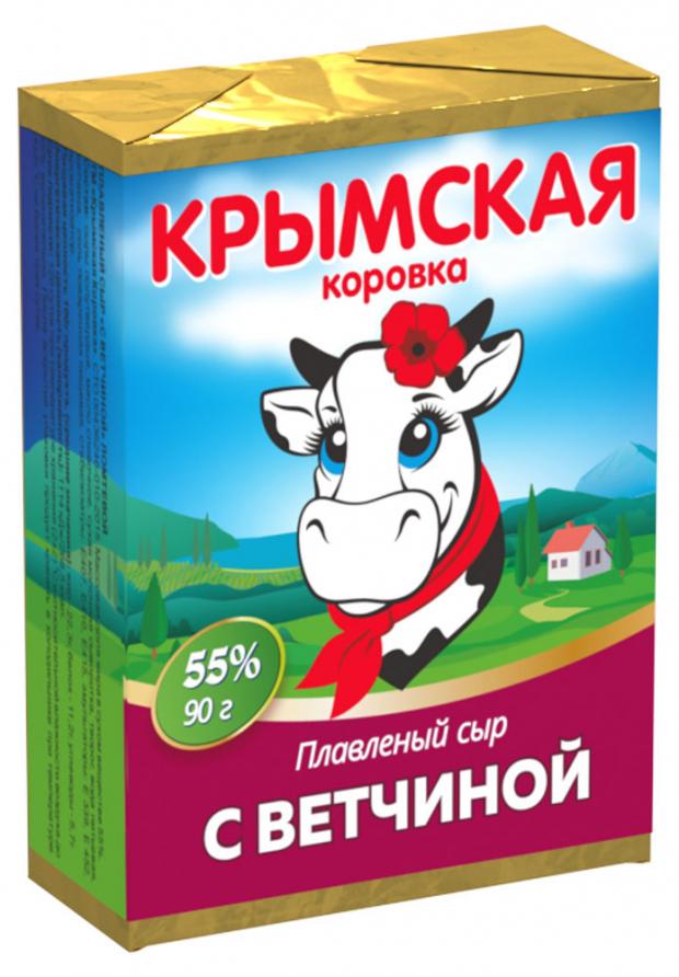 

Сыр плавленый «Крымская Коровка» с ветчиной 55%, 90 г