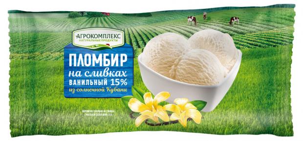 

Мороженое пломбир «Агрокомплекс Выселковский» ванильное 15%, 400 г