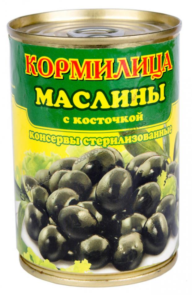

Маслины черные «Кормилица» с косточками, 115 г