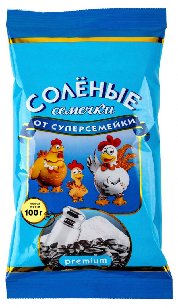 

Семечки подсолнечные «Суперсемейка» отборные с морской солью, 100 г