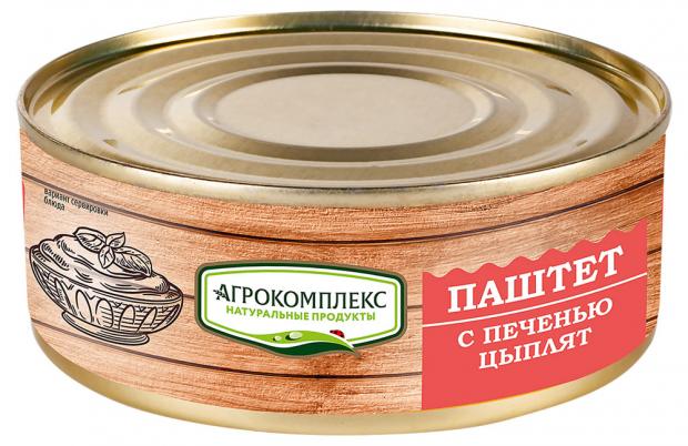

Паштет «Агрокомплекс» с печенью цыплят, 225 г