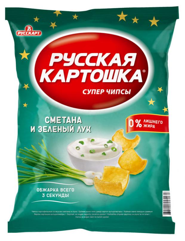 

Чипсы картофельные «Русская Картошка» со вкусом сметаны и лука, 250 г