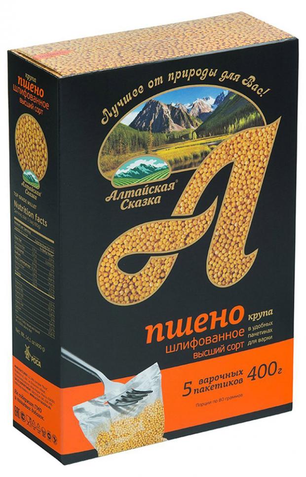 

Пшено «Алтайская Сказка» шлифаванное в варочных пакетах, 5х80 г