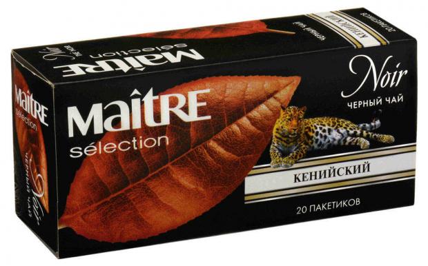 Чай черный Maitre de The Selectoin Кенийский в пакетиках 20х18 г 73₽