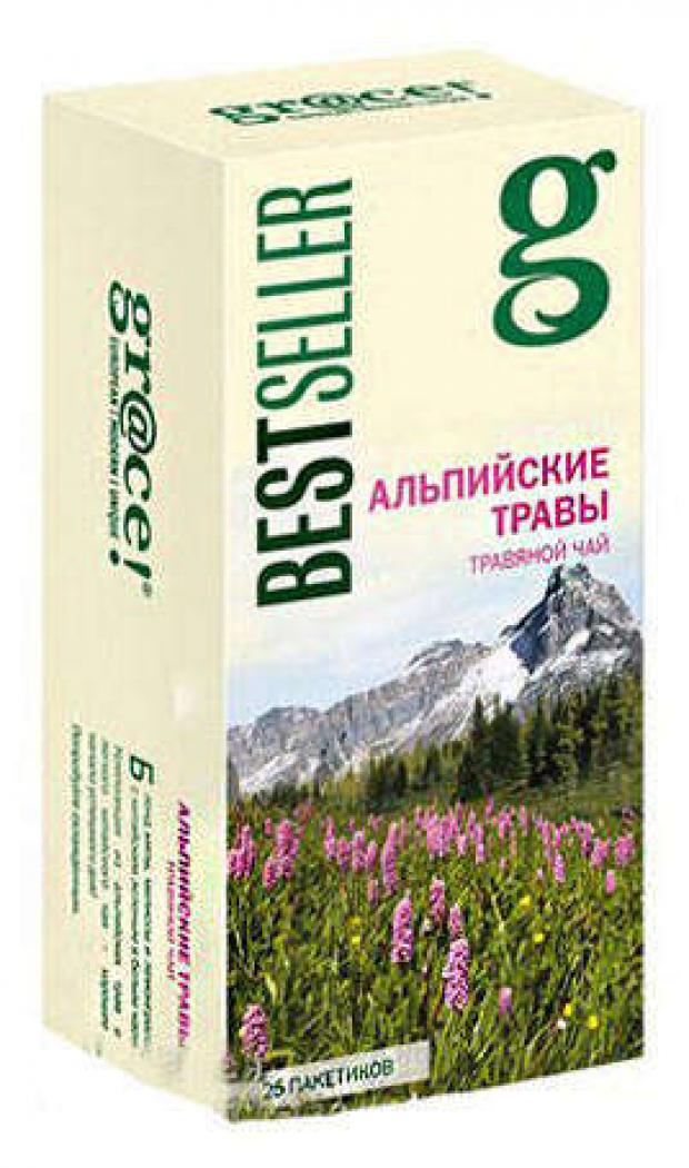 

Чай травяной Grace Альпийские травы в пакетиках, 25х1,5 г