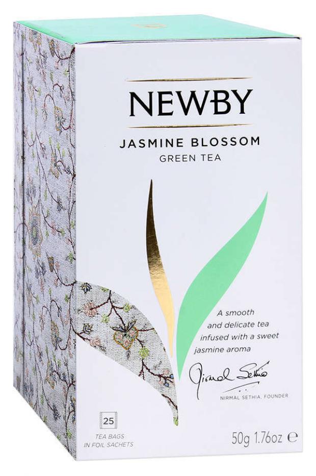 

Чай зеленый Newby Jasmine Blossom в пакетиках, 25х2 г