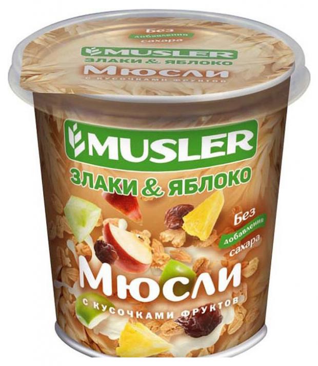 

Мюсли злаковые Musler с яблоком, 50 г